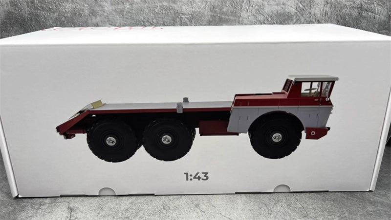 Norev Berliet T100 n°1 1959 transport vehicle red 1:43 Truck Pre-built Model view6