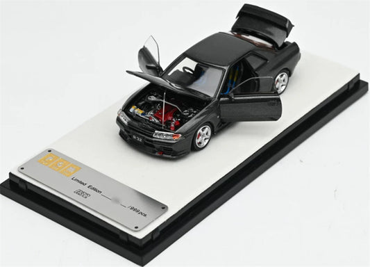 1:64 Nissan GTR R32  Metallic Gray PGM Regular Version Limited Edition 999PCS ONLY DIECAST Model