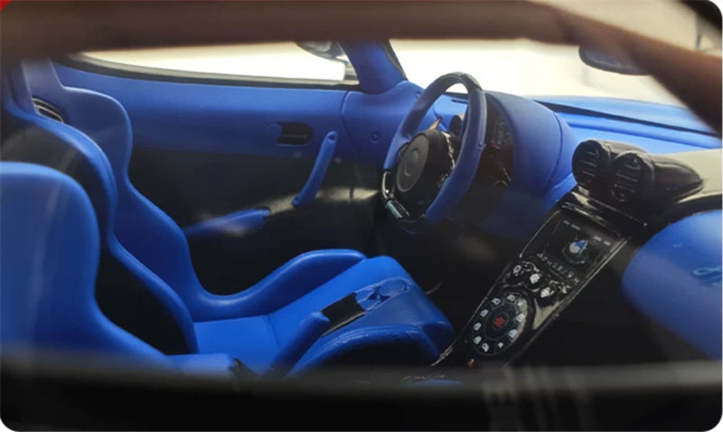 1:18 Koenigsegg Agera RS  Blue - Black Cover GT Spirit Limited Edition 800PCS ONLY Resin Model