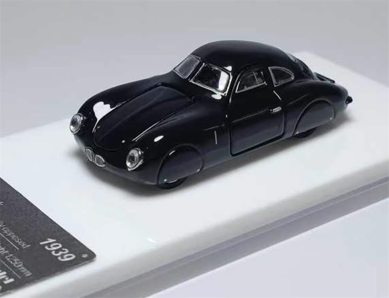 Oldtime Model Porsche Original TypE 64 1939 Metallic black 1:64 Car Pre-built Airliner Model Display view1