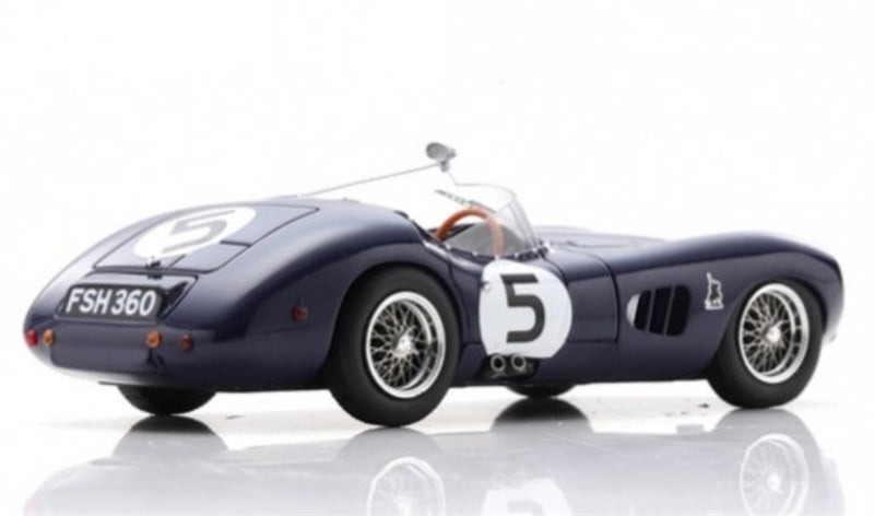 spark Aston Martin DBR1 #5 24H Le Mans 1961 Blue J.CLARK 1:43 Car Model view2