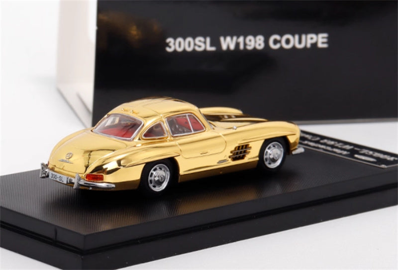 SEEKER Mercedes Benz 300SL first generation W198 COUPE Hardtop version gold plating 1:64 Car Pre-built Model view5