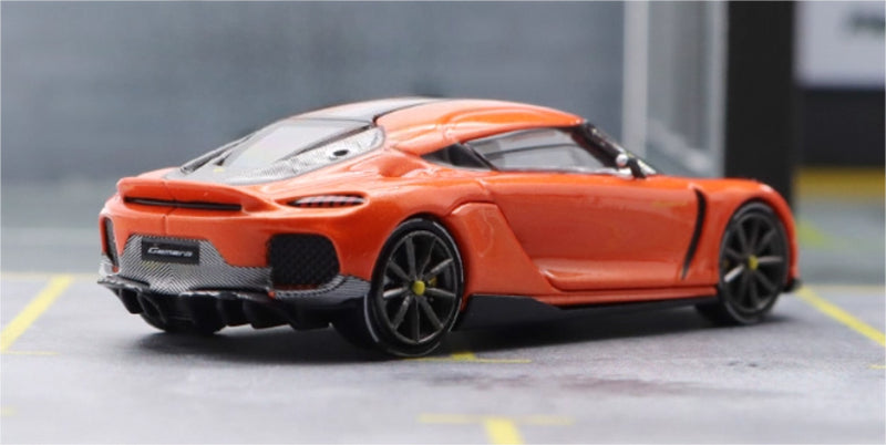 HKM Premium Koenigsegg Gemera Orange 1:64 Car Pre-built Model view4