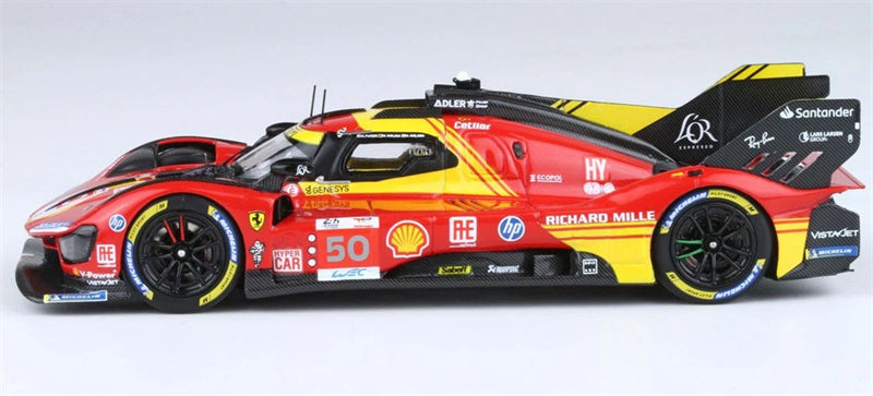 1:43 BBR MODELS Ferrari 499P Winner 24h Le Mans 2024 A.Fuoco/M.Molina #50 LTD view3