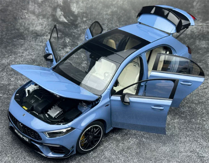 1:18 Mercedes-Benz AMG A45 S  Ceramic Blue NZG Limited Edition 300PCS ONLY DIECAST Model