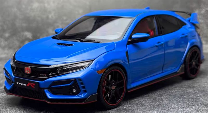 LCD-MODELS Honda Civic TYPE R FK8 2020 model Racing Blue 1:18 Car Pre-built Model view1