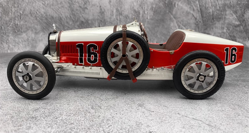 CMC Bugatti Typ 35 Grand Prix Nation Colour Project Monaco #16 1924 Limited Edition 1:18 Car Pre-built Model view5