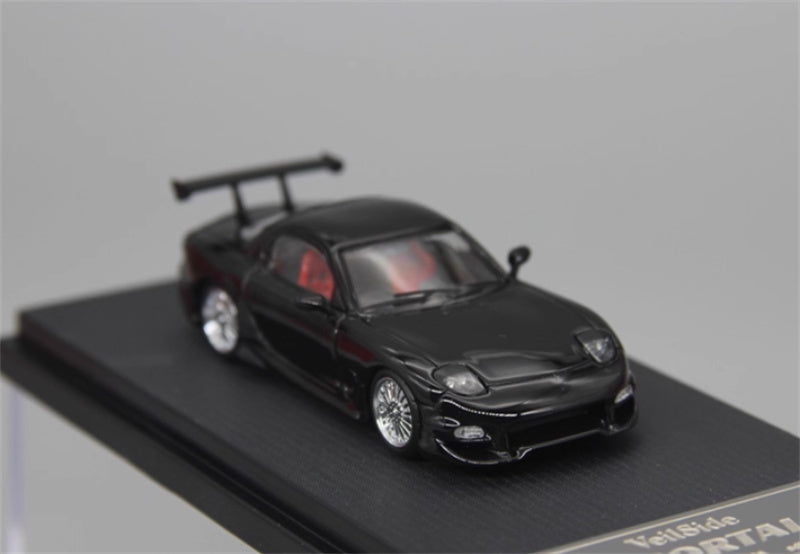 Mortal Mazda RX7 Veilside Limited Edition black 1:64 Car Pre-built Model view5