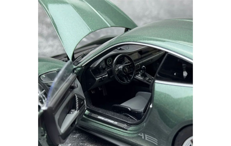 1:18 Porsche 911 S/T  Green - Silver Wheel NOREV without tail fin DIECAST Model