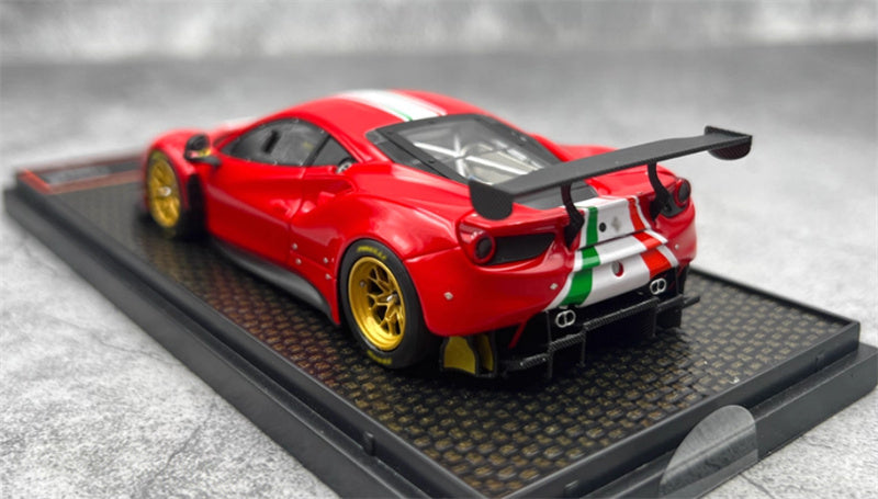 BBR MODELS Ferrari 488gt Modificata Rosso Corsa 322 red LTD 180PCS 1:43 Model view2