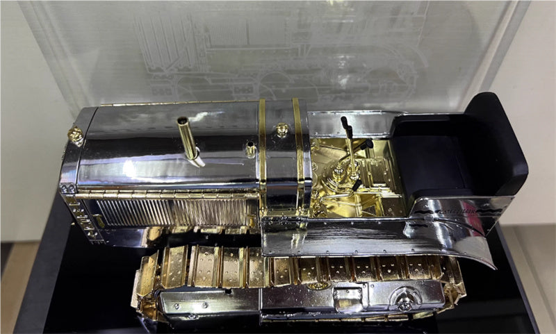 CATERPILLAR TWENTY Tracked Tractor with Chrome and Gold Plating - 100th anniversary Edition Limited Edition 1:16 Truck Pre-built Model