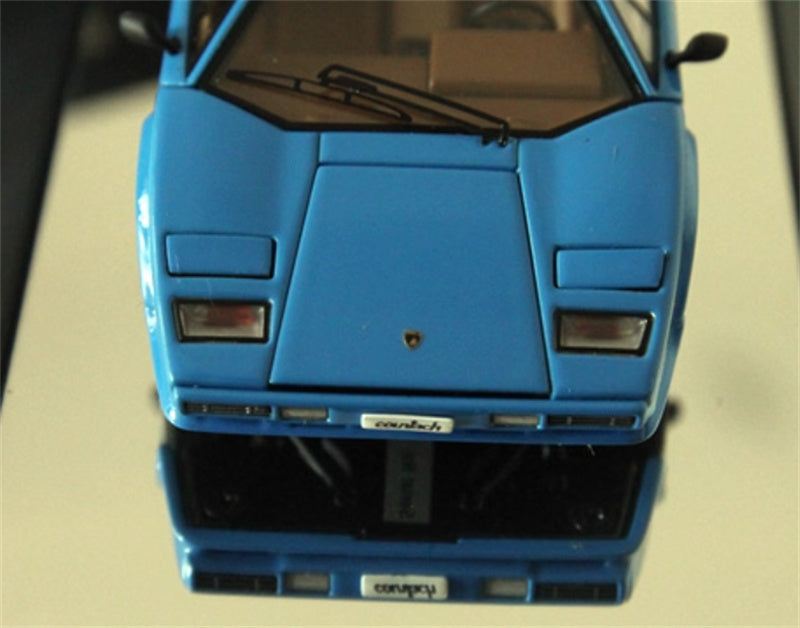 AUTOART LAMBORGHINI COUNTACH LP5000S Bule fully open 1:43 Car Pre-built Model view9