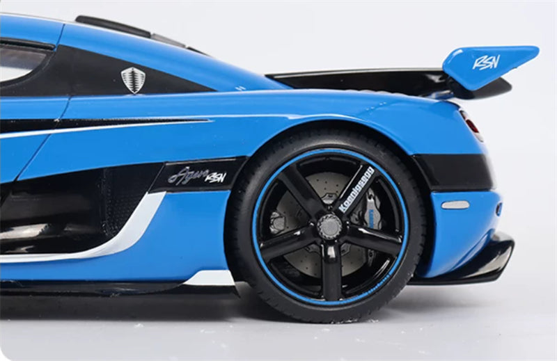 1:18 Koenigsegg Agera RS  Blue - Black Cover GT Spirit Limited Edition 800PCS ONLY Resin Model