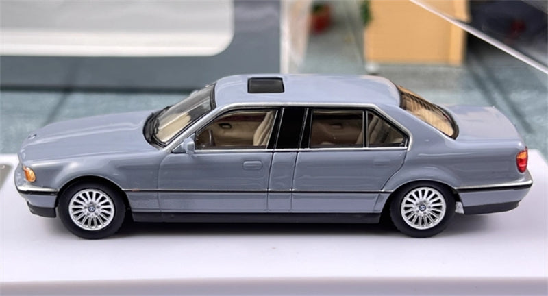 1:64 BMW E38 7 Series L7 98-01n Cement Grey DCM DIECAST Limited Edition 499pcs ONLY Model