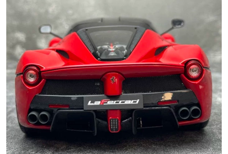 1:18 Ferrari LaFerrari  Standard Red Black Top - Gold Wheel BBR MODELS  DIECAST Model