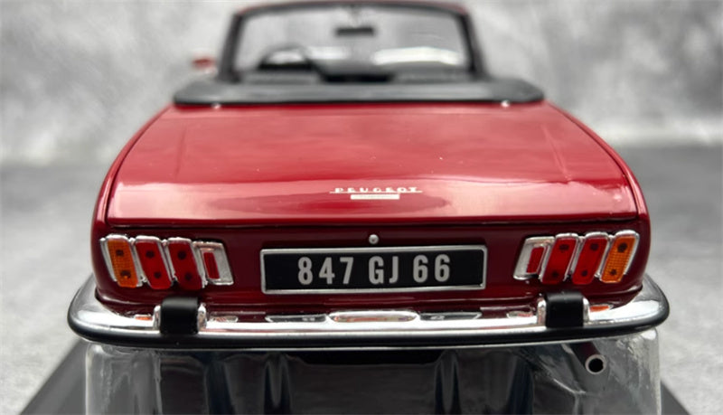 NOREV Peugeot 504 Cabriolet 1972 red 1:18 Car Pre-built Model view10