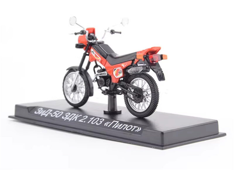 Modimio Russian motorcycle ZID-50 ZDK-2.103 PILOT motorcycle Pre-built Airliner Model Display view2