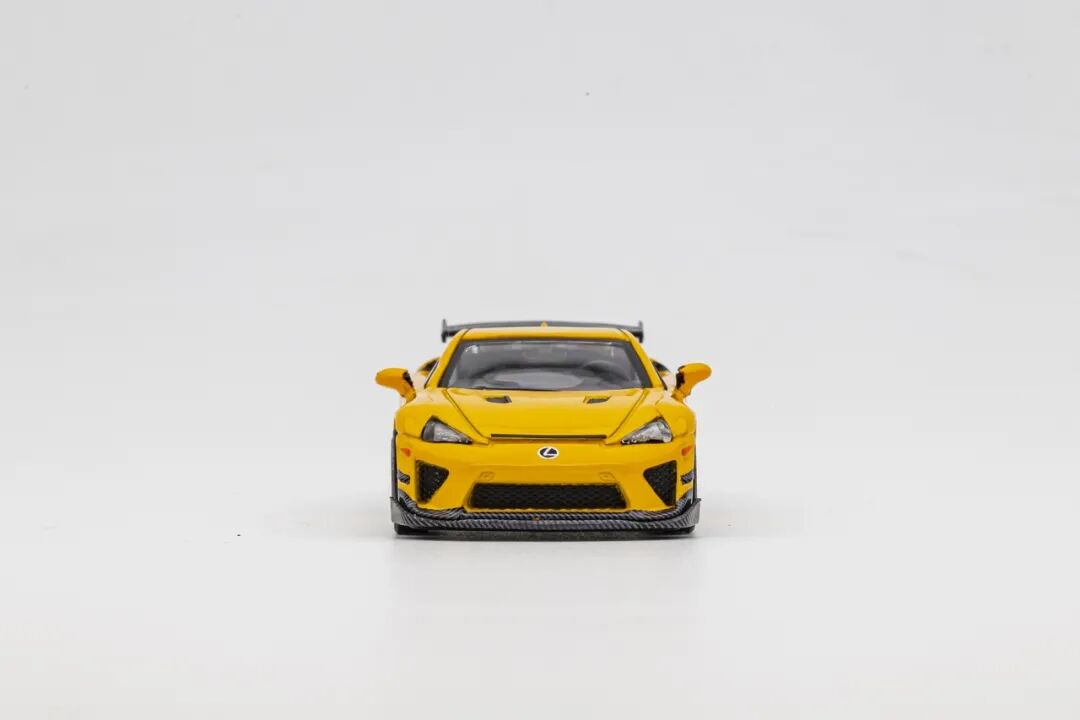 DCT 1:64 Lexus LFA Nürburgring package yellow diecast model