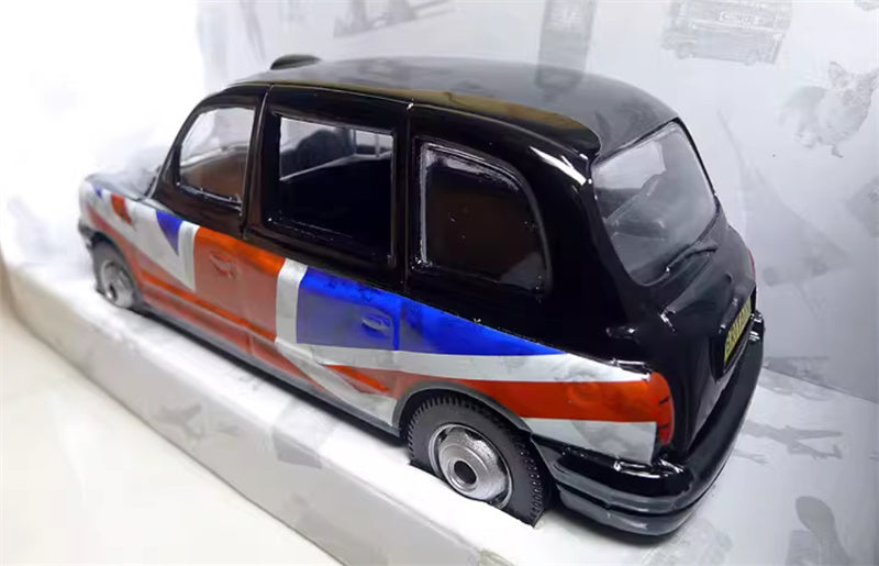 CORGI Best of British Taxi National Flag Commemorative Edition black 1:36 Car Pre-built Model