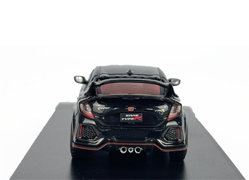 LCD-MODELS Honda Civic Type R FK8 Black 1:64 car Pre-built Model view6