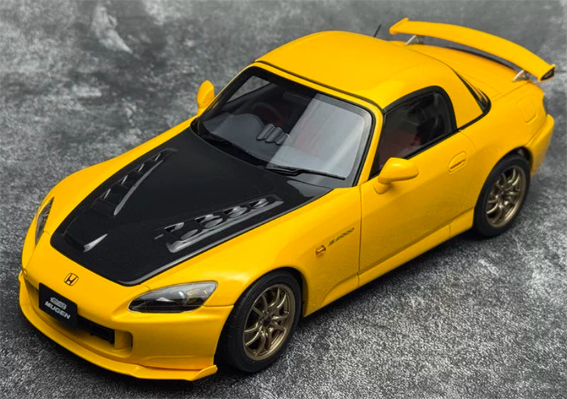 1:18 Honda S2000 MUGEN  Indy Yellow Pearl MOTORHELIX Limited Edition 399PCS ONLY DIECAST Model