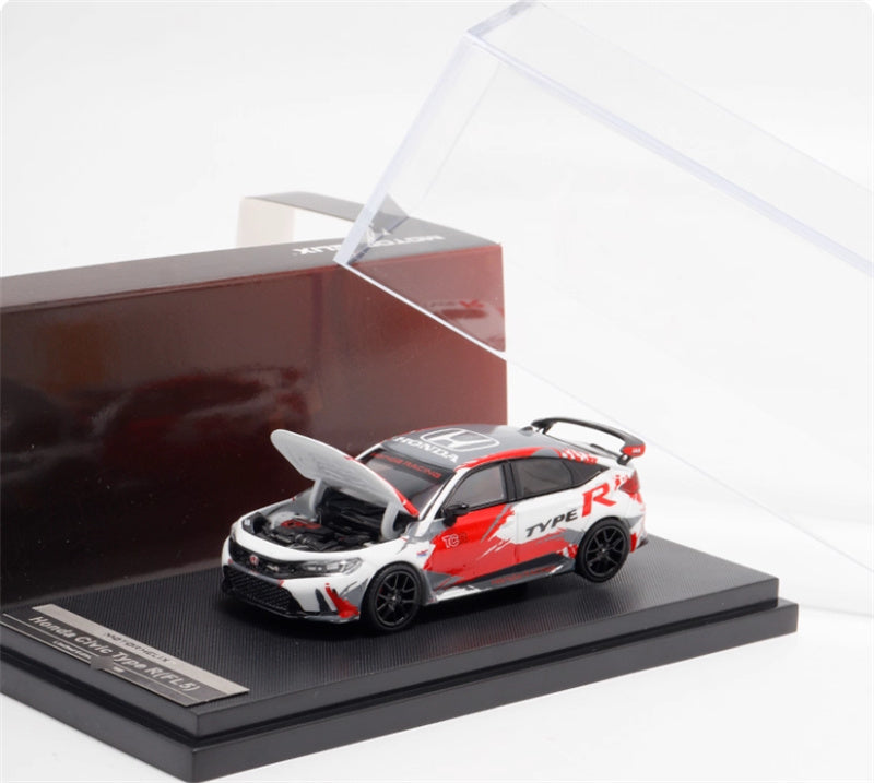 MOTORHELIX HONDA Civic Type R FL5 Racing TCR coating 1:64 Car Pre-built Model view10