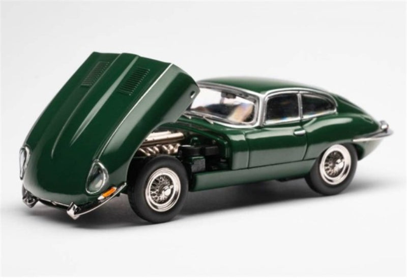 GFCC 1961 Jaguar E-Type Coupe hardtop version British Green Limited Edition 499PCS ONLY RHD 1:64 car Pre-built Model view3