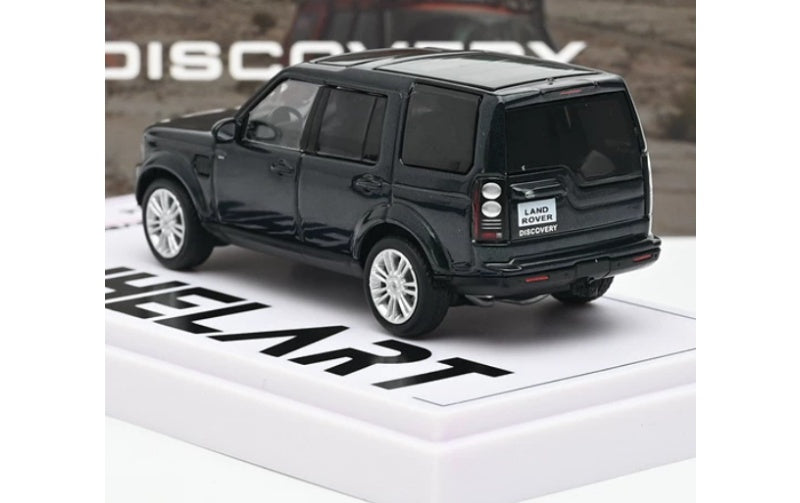 1:64 Land Rover Discovery 4 2014 Dark green silver wheel Whelart   DIECAST Model