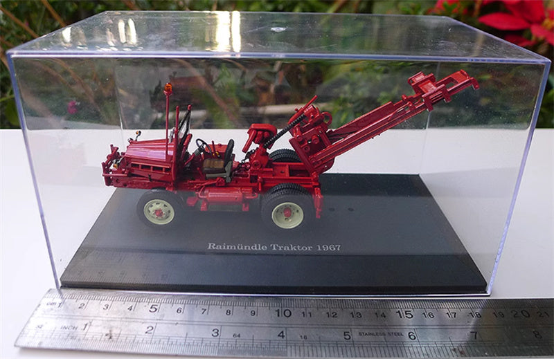 FLOZ Raimundle Agricultural Traktor 1967 red 1:43 Truck Pre-built Model