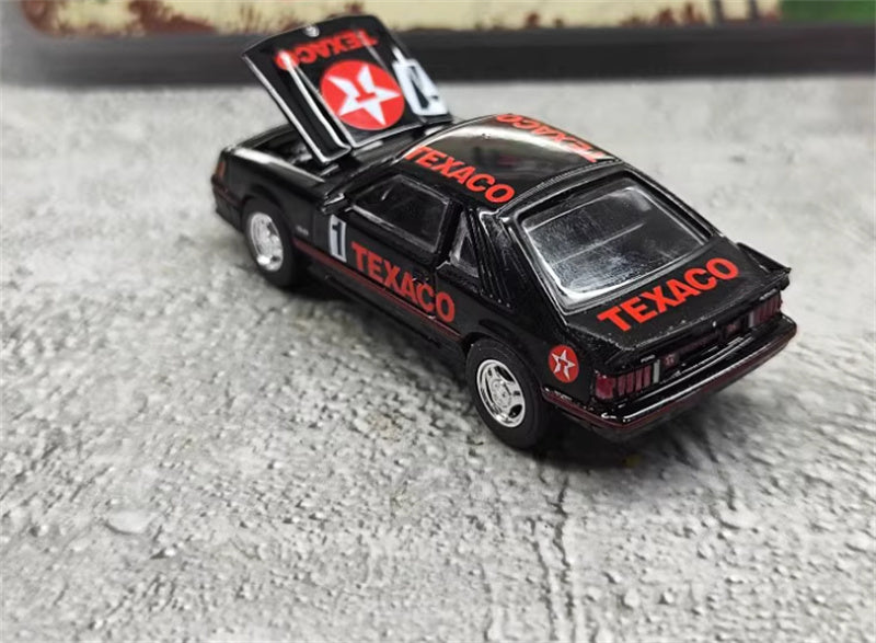 Greenlight d Mustang GT TEXACO Racing 1982 1:64 Car Pre-built Model