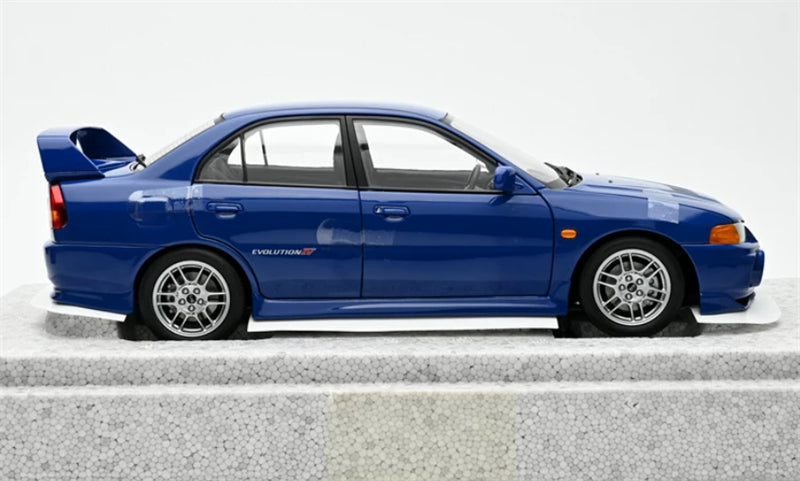 1:18 Mitsubishi Lancer Evolution IV  ice blue MOTORHELIX Limited Edition 499PCS ONLY DIECAST Model