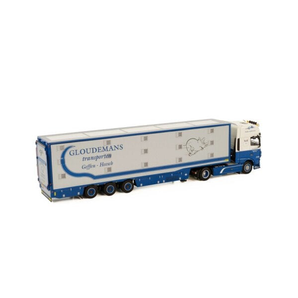 1:50 DAF GLOUDEMANS XF CAB 4X2 LIVE STOCK TRAILER 3 AXLE WSI   DIECAST Model