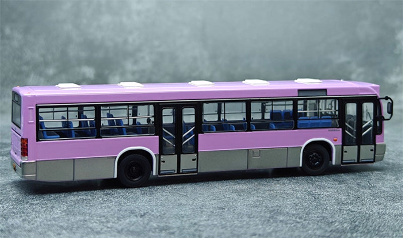 AUTO-GLIMPSE Huanghai DD6121HS City Bus Non air-conditioned version Purple 1:64 Bus Pre-built Model view4