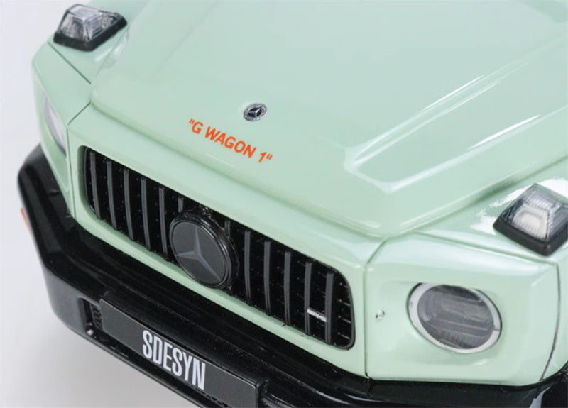 GT Spirit Mercedes AMG G63 Off-White G WAGON 1 SDESYN Limited Edition 504PCS ONLY 1:18 Truck Pre-built Model view12