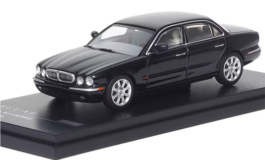 Almost Real Jaguar XJ6 X350 Black 1:64 Car Pre-built Airliner Model Display view1