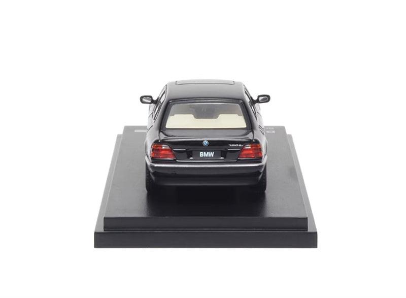 Almost Real BMW 750iL E38 Black 1:64 Car Pre-built Airliner Model Display view7