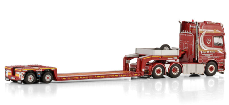 WSI DAF XF SUPER SPACE CAB 6X2 TAG AXLE EURO PX LOW LOADER - 2 AXLE John O'Neill 1:50 Model