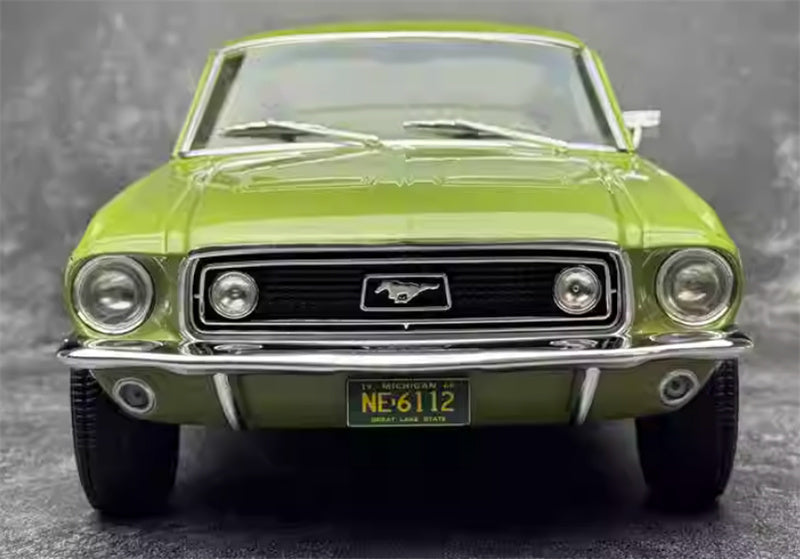 NOREV 1968 Ford Mustang Fastback GT light green 1:12 Car Pre-built Model view7