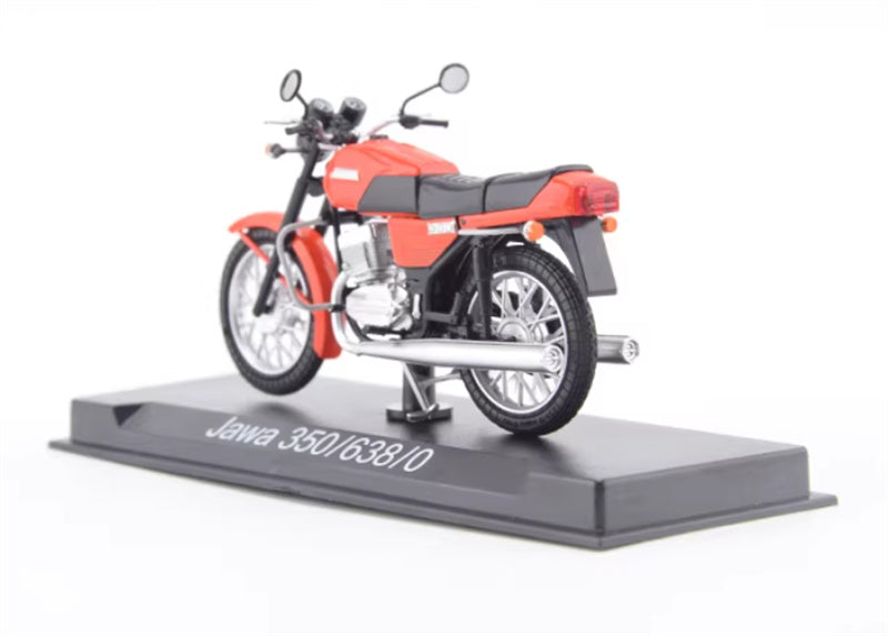 Modimio Soviet large motorcycle JAWA-638 Czech Red motorcycle Pre-built Airliner Model Display view3