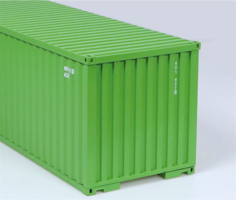 NZG 40 foot container Mercedes Benz trailer green 1:18 DIECAST Truck Lorry