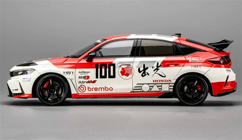 1:18 Honda Civic Type R FL5  Idemistu Motion Red MOTORHELIX Limited Edition 499PCS ONLY DIECAST Model