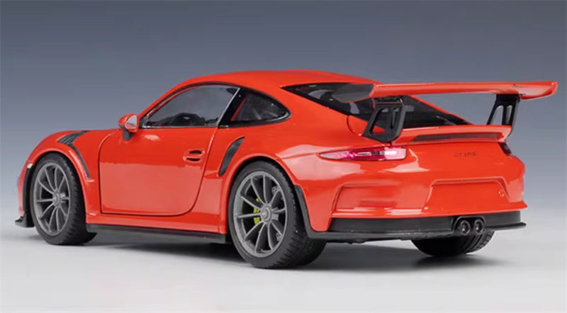 1:24 Porsche 911 GT3 RS COUPE  Orange  WELLY  DIECAST Car Model