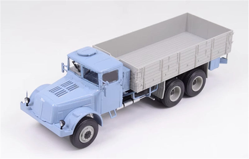 Modimio Tatra-111R flatbed truck Blue- gray 1/43 Truck Pre-built Model