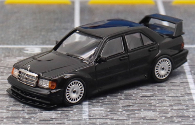 SEEKER Mercedes Benz 190E 2.5-16 Evolution Black 1:64 Car Pre-built Model view1