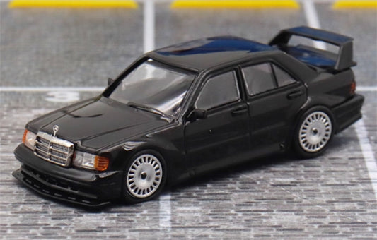 SEEKER Mercedes Benz 190E 2.5-16 Evolution Black 1:64 Car Pre-built Model view1