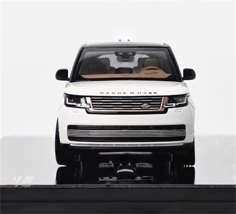 1:43 Land Rover Range Rover Honor Genesis 2022 White - Black Top  LCD MODELS Extended Edition DIECAST Car Model