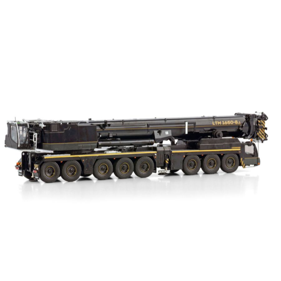WSI  LIEBHERR LTM 1650-8.1 Crane BLACK/GOLD EDITION Premium Line 1:50 DIECAST Truck Lorry