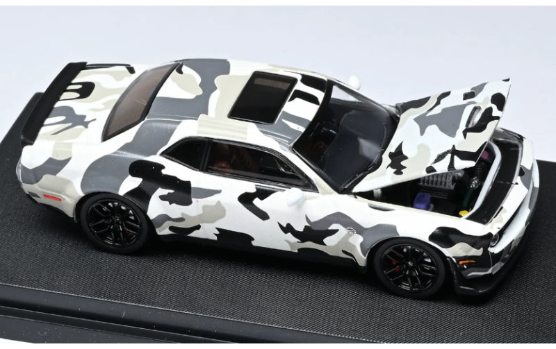 1:64 DODGE SRT Hellcat  Desert Fox Stance Hunters  Limited Edition 499PCS ONLY DIECAST Model
