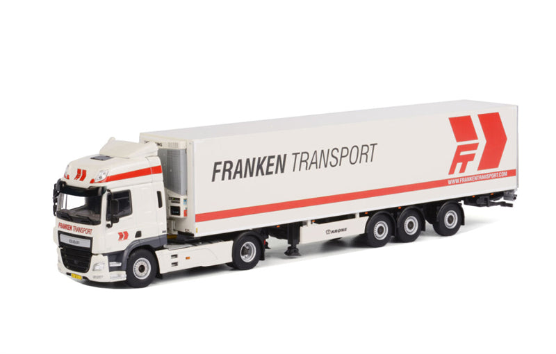 WSI DAF CF SC 4x2 REEFER TRAILER Franken Transport 1:50 Truck Pre-built Model