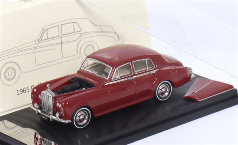 GFCC 1965 Rolls Royce Silver Cloud III classic car Red LHD 1:64 car Pre-built Model view4